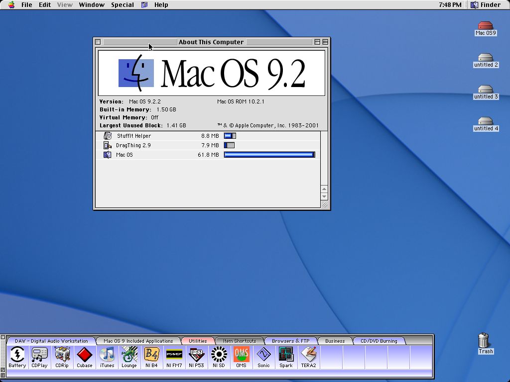Mac OS 9.2 About This Computer (2001)